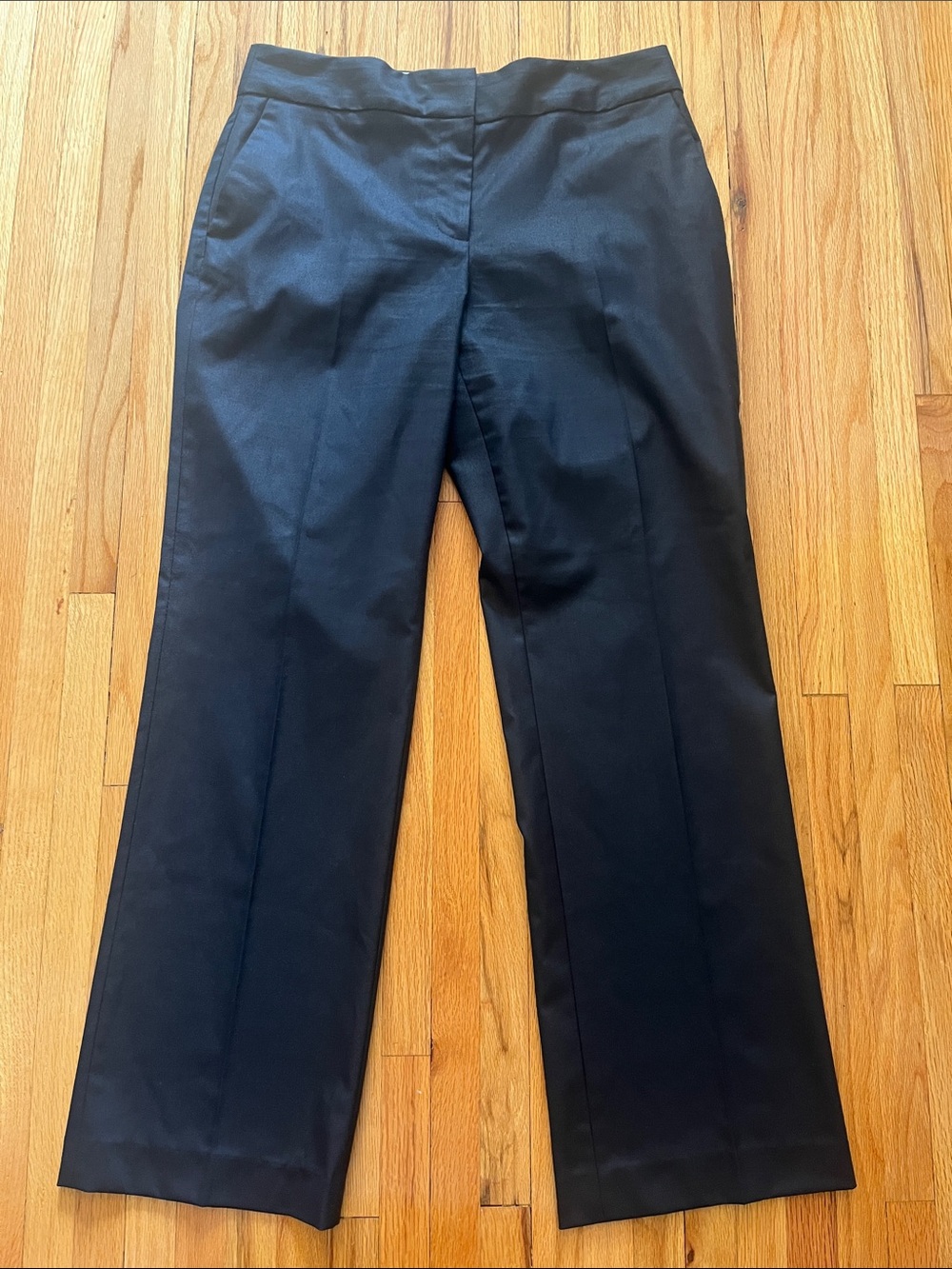 Liz Claiborne Black Straight-Leg Dress Trousers